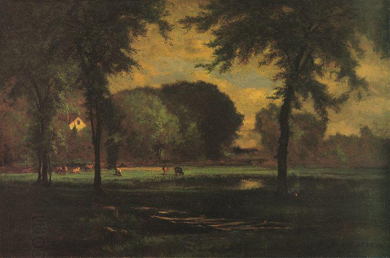 George Inness The Pasture